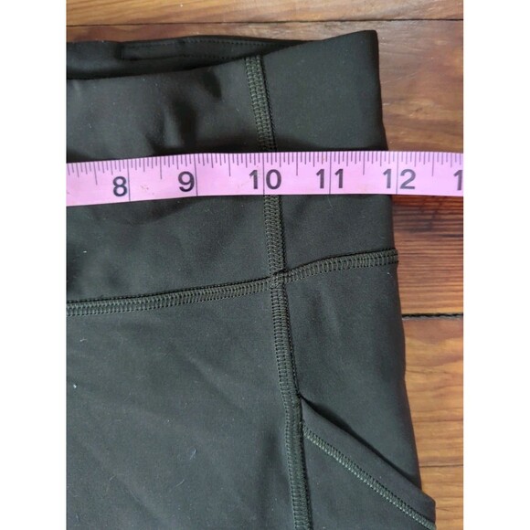 LULULEMON LEGGINGS WOMEN'S SZ 4 GREEN POCKETS ATHLEISURE WORKOUT YOGA - Picture 9 of 9